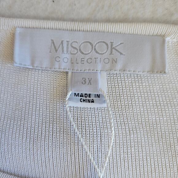 Misook silk blend poncho top. - Picture 3 of 6